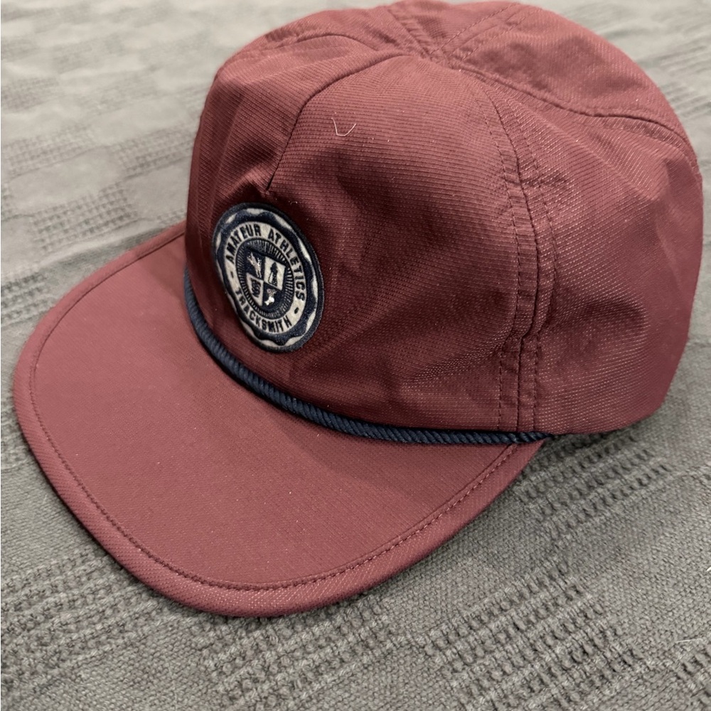 Tracksmith Wottle Cord Hat Maroon